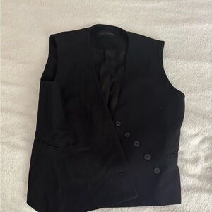 Brand new unworn Zara Charcoal Sleeveless Blazer vest